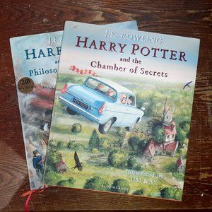 The Philosopher's Stone and Chamber of Secrets books Illustrated by Jim Kay